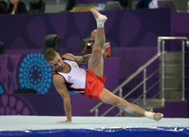 Kişi idman gimnastikası üzrə 22-ci Bakı Çempionatı və Birinciliyi. Bakı, Azərbaycan, 02 oktyabr 2015